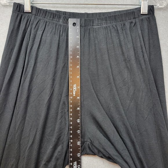 Comfy USA Pants Womens Small Black Lagenlook Harem Knit Dressy Ankle - Picture 4 of 9